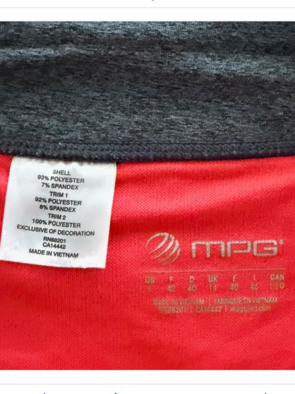 MPG Women's Black Athletic Shorts Running Gym Training Lined Zipper Pocket EUC - Picture 9 of 9